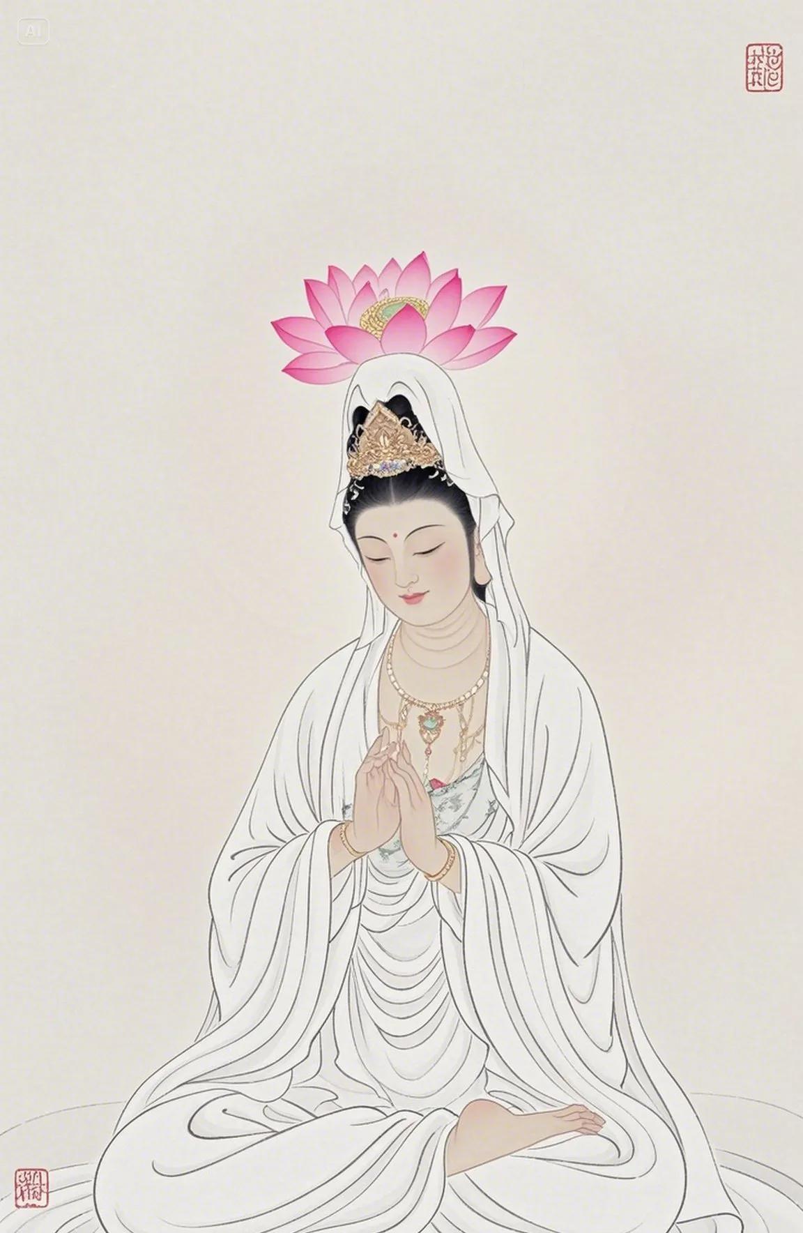 莲花坐中观自在，佛法心香满乾坤。[祈祷][祈祷]
愿您如莲出淤泥而不染，智慧如灯