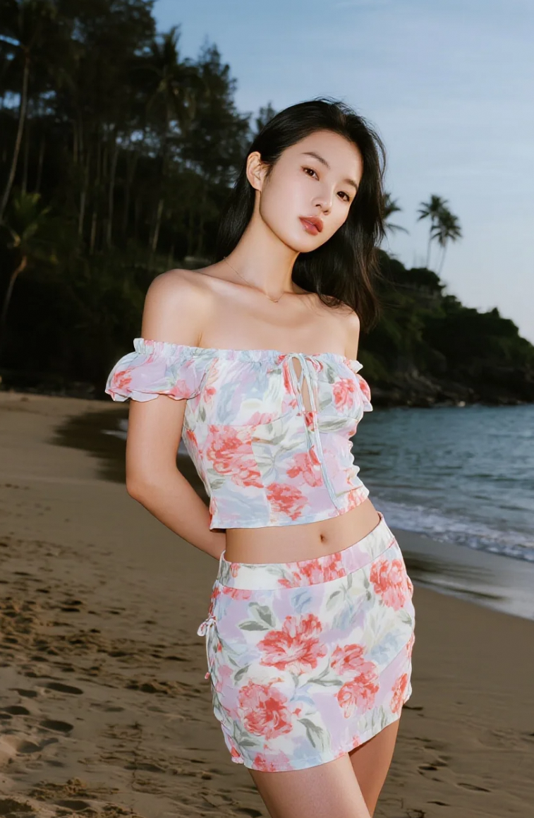 谁说海边只能拍性感？清新脱俗也很绝！