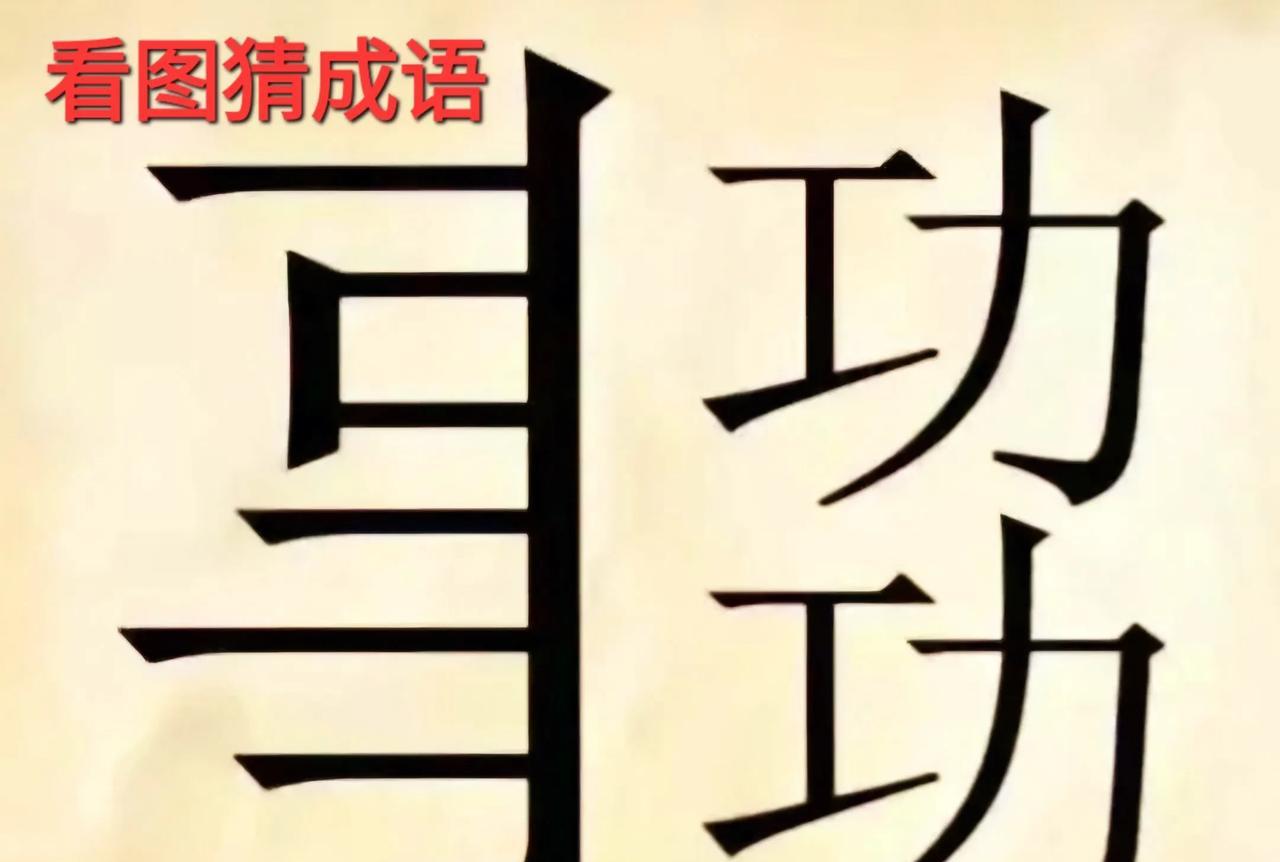 哎呀！功夫不负有心人，星光不问赶路人呀！[呲牙]打一成语