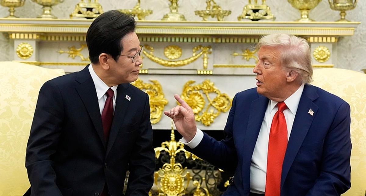 特朗普跟李在明见面哪是谈合作？分明是逼他跳坑！
要么跟着美国一起对付中国，要么把