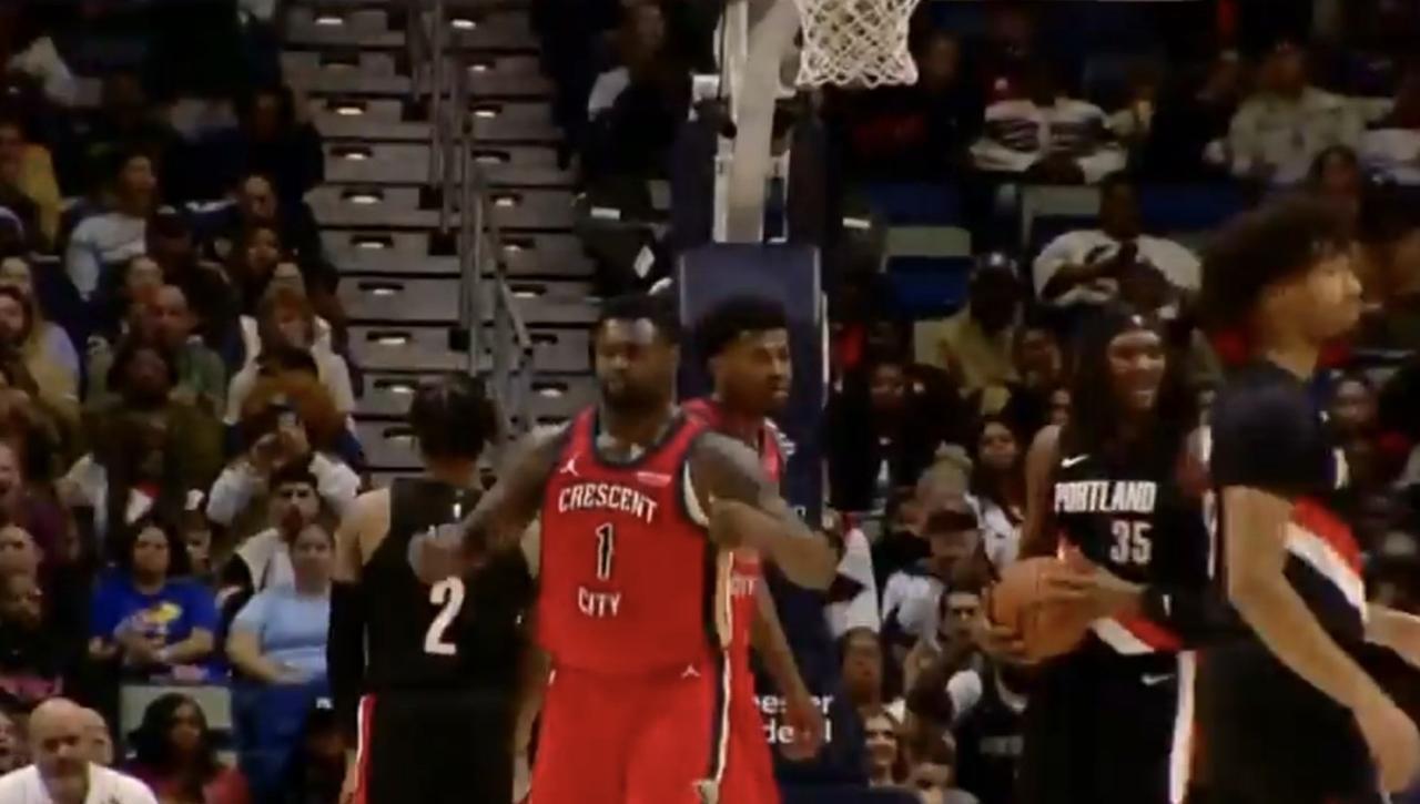 鹈鹕主场打得游刃有余，开拓者首节比赛落后8分，杨瀚森短暂亮相表现不佳！北京时间2