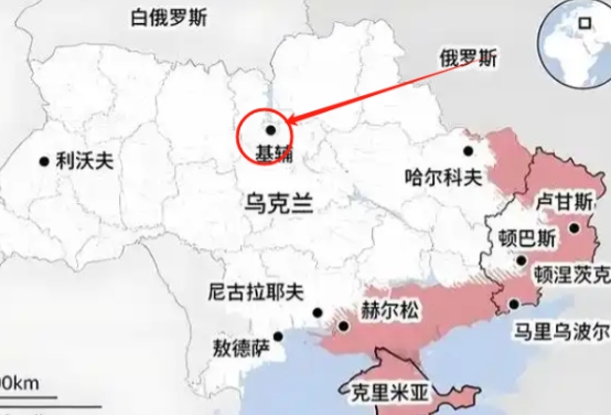 俄罗斯的野心很大！其实俄罗斯的军队离基辅相当近，可是俄军却迟迟没有对乌克兰首都基