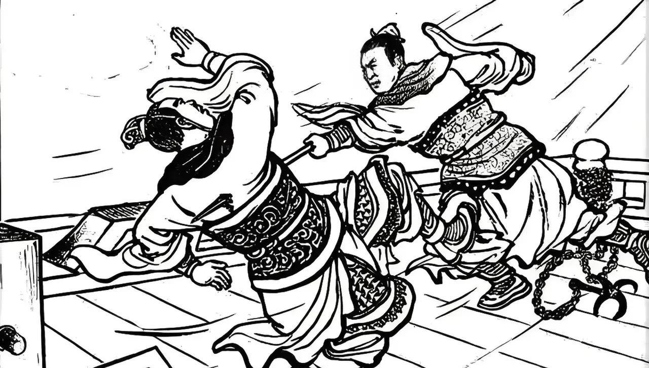 公元前513年，吴国刺客要离一矛刺穿庆忌的胸膛。左右欲上前解决要离，庆忌挥手制止