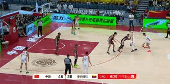 胡金秋：有我在，确实不需要杨瀚森打亚洲杯的！
图一：中国队一通传导球之后，胡金秋