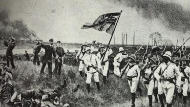 八国联军侵华，有七国归还了部分赔款，唯有一国叫嚣：一分不还！