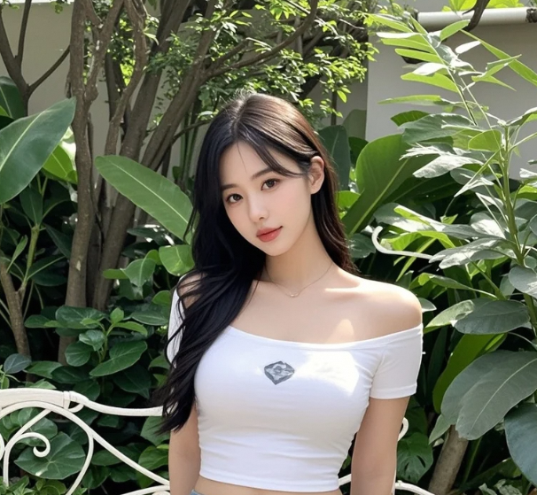 她在花园里笑，春风都心动了
