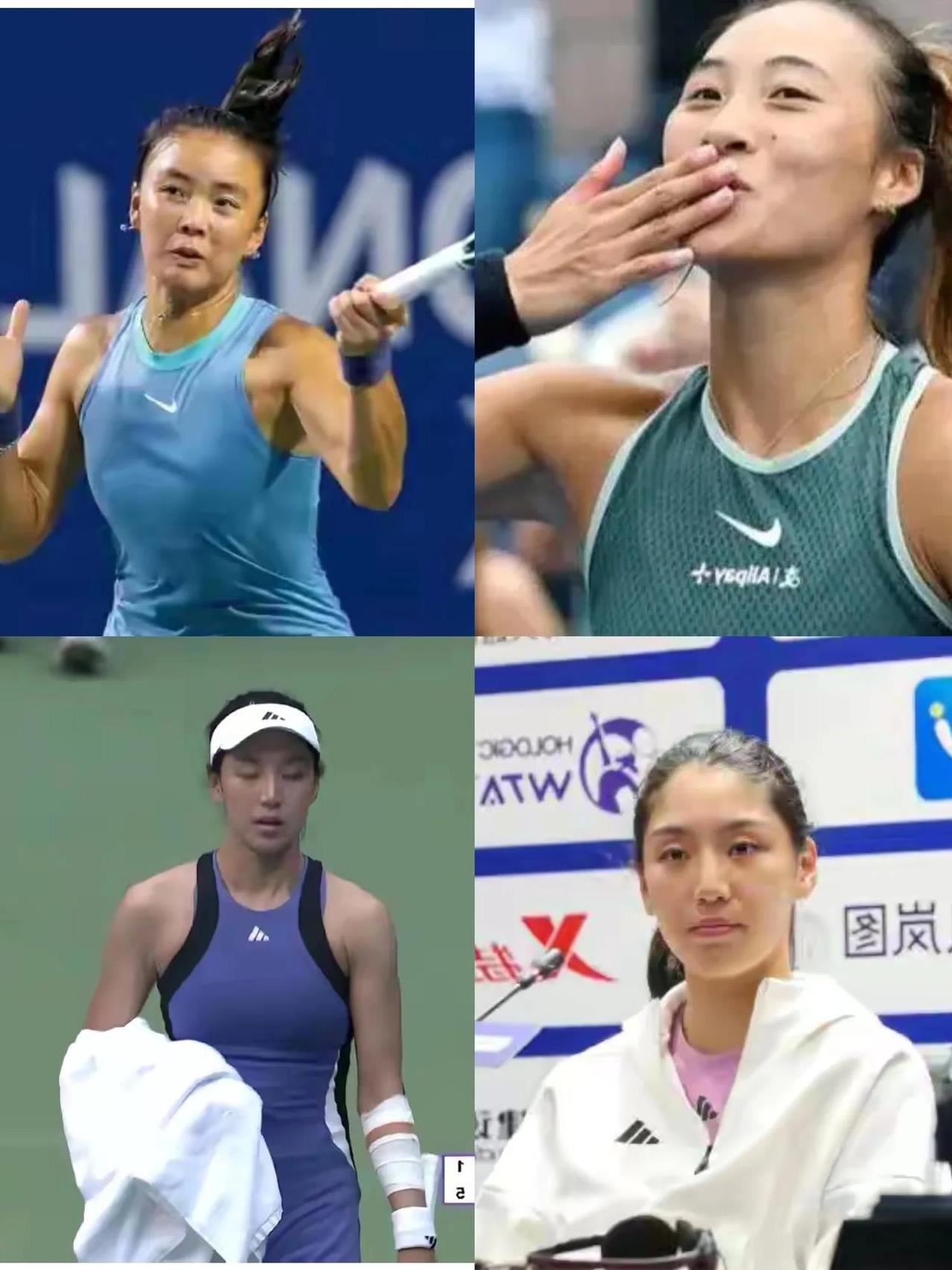 网球届8大中国金花一览；
#王欣瑜网球# #张帅排名# #王欣瑜温网战袍# #袁