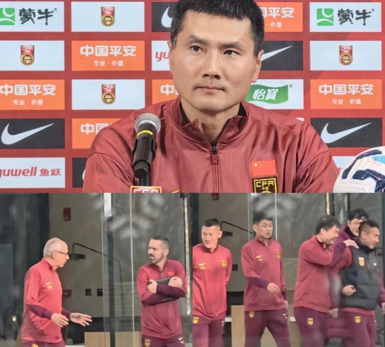 邵佳一和他的兄弟们即将开启国足新时代！
新任国家队主教练邵佳一正式与媒体见面，他