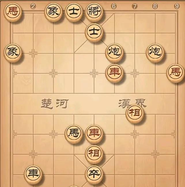 不多不少五步就可以绝杀的棋，也就是五个回合，并且还没有什么争议，红方是步步为营，