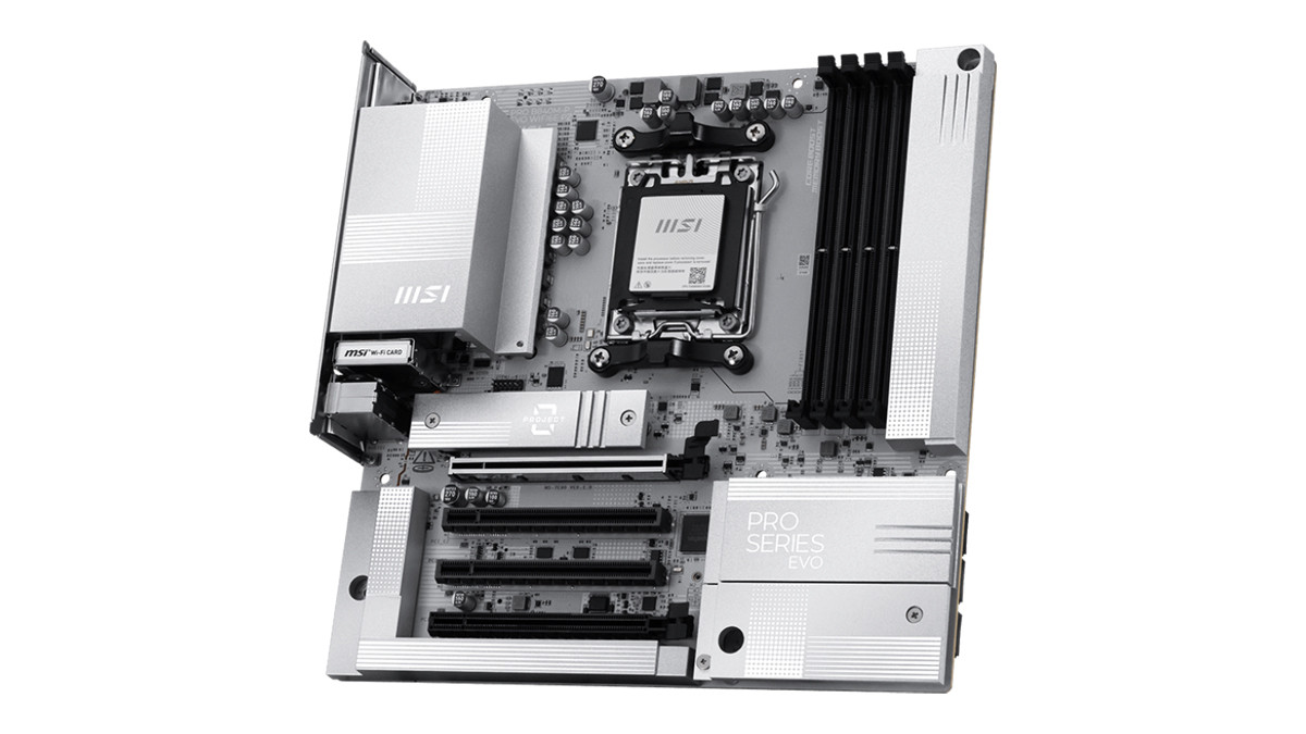 微星发布PRO B840M-P EVO WIFI6E PZ：更实惠的背插主板，配64MB BIOS