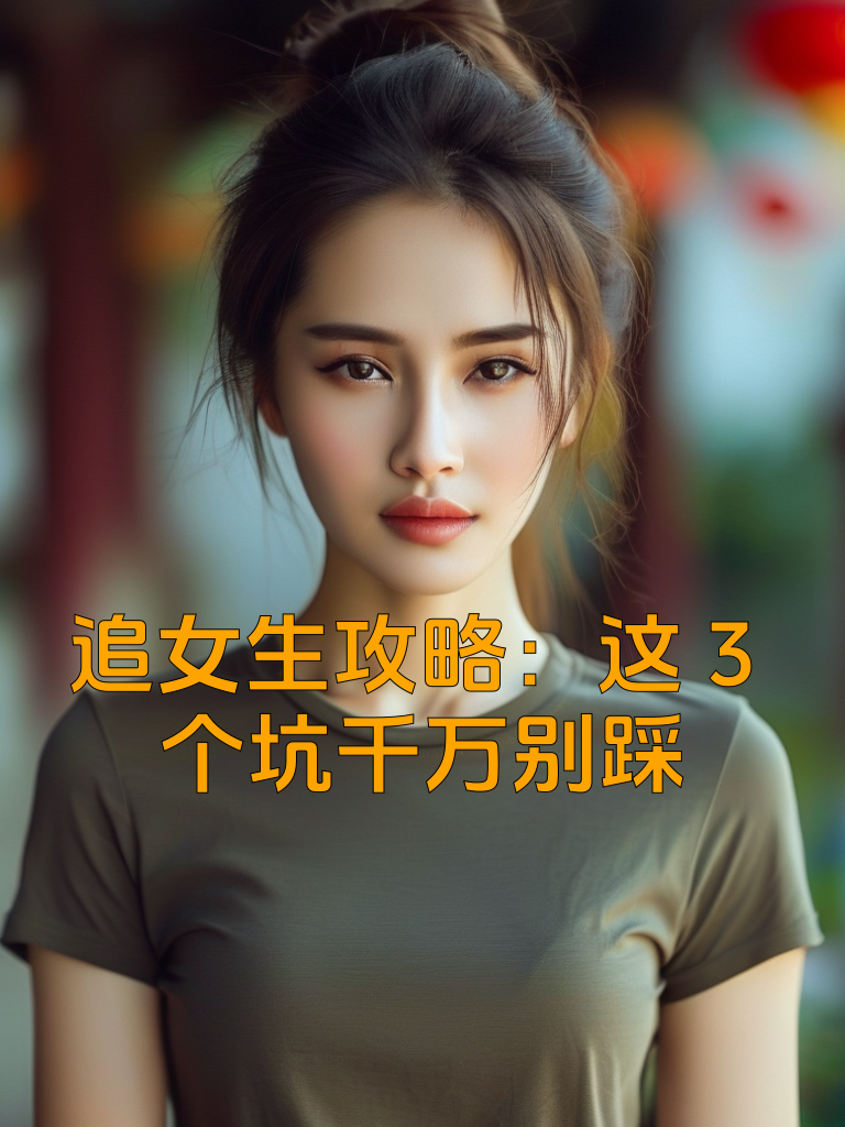 追女生攻略：这3个坑千万别踩