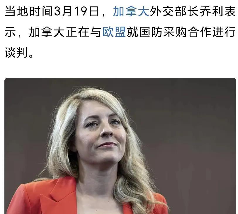 加拿大转向了，美国这下要着急了！
针对美国最近咄咄逼人的做法，加拿大方面决定不再