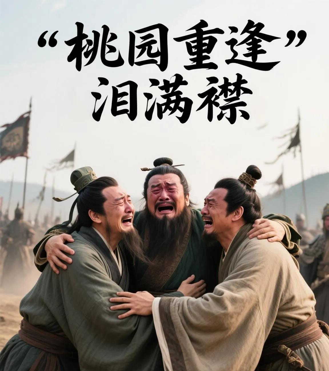 刘备关羽张飞重逢抱头痛哭，他们感情真这么好吗？
马蹄卷尘至古城，丈八蛇矛寒光骤闪