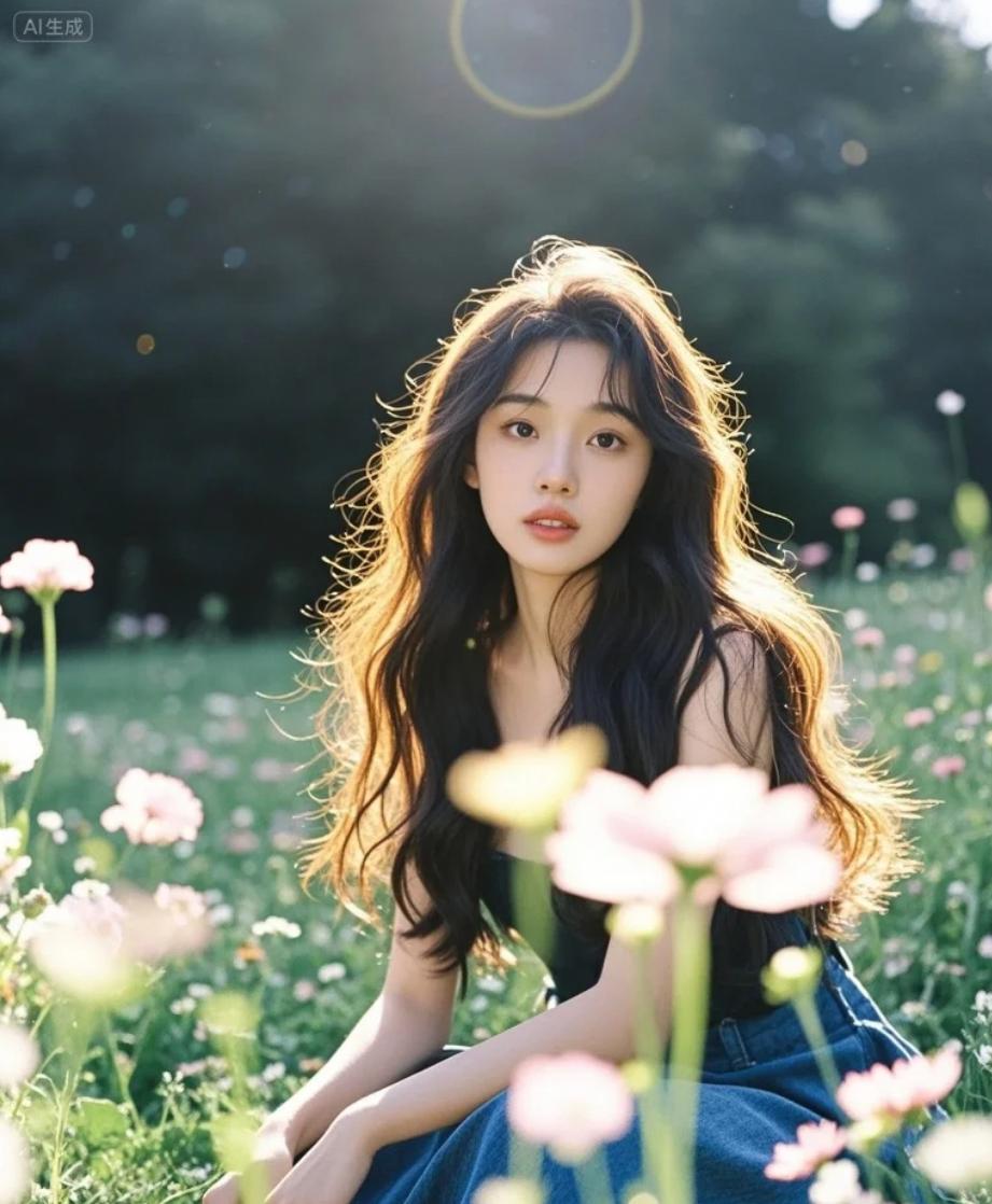 云端漫步者： 她的裙摆拂过云絮，你想牵起她的手，共赴天际吗？