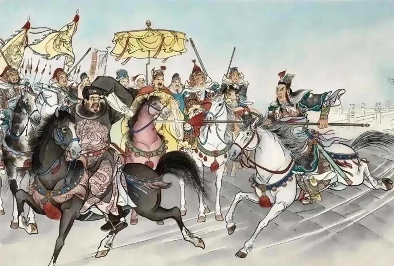 金沙滩一战，只杀得杨家将众弟兄悲悲切切，惨惨萋萋，杨六郎和七郎杀出重围，不见众家