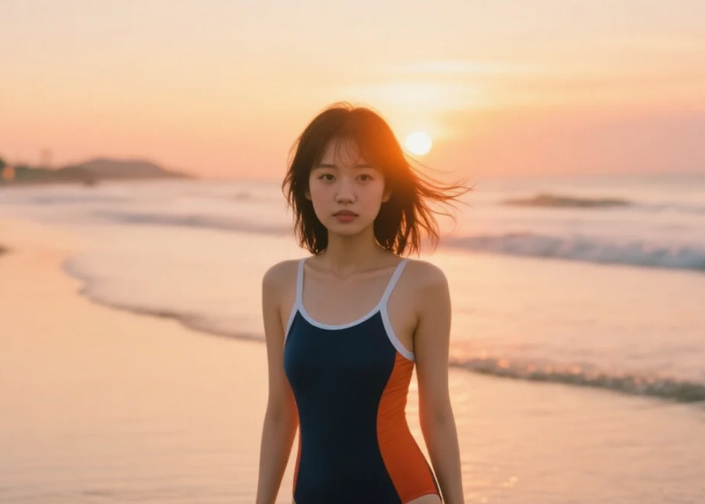 浪花拍打沙滩，我的心里却只装得下你。
