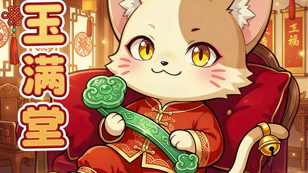 刷到就是赚到！福运猫黄猫熙和啃着小鱼干撒金币啦～ 接住这波财气，新的一年财源滚滚，暴富不停