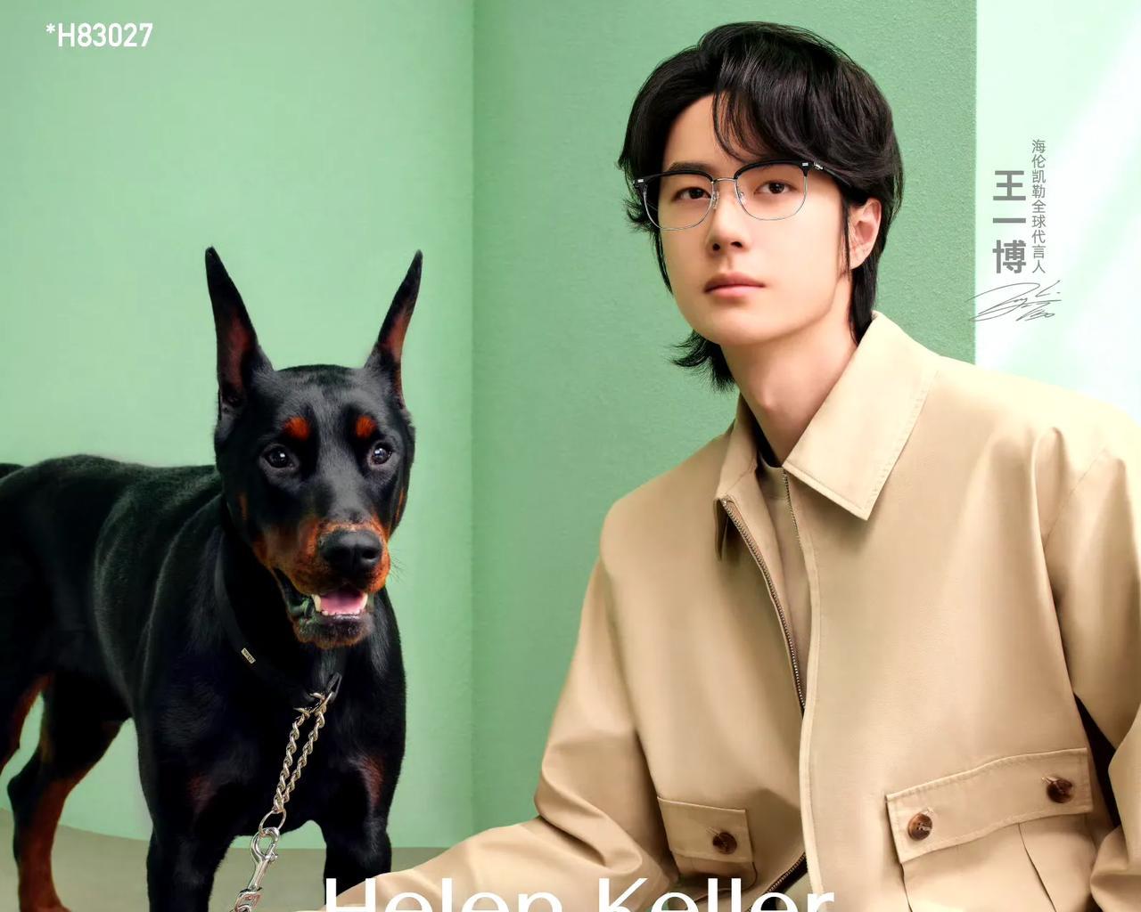 男孩与恶犬~
海伦凯勒眼镜新出的代言人海报！这设定也太带感了吧 : 凶恶猛犬在清