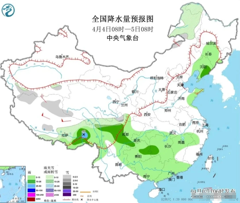 清明时节雨纷纷？山东中东部地区将有雷雨或阵雨！
    昨夜到今晨，受冷空气影响