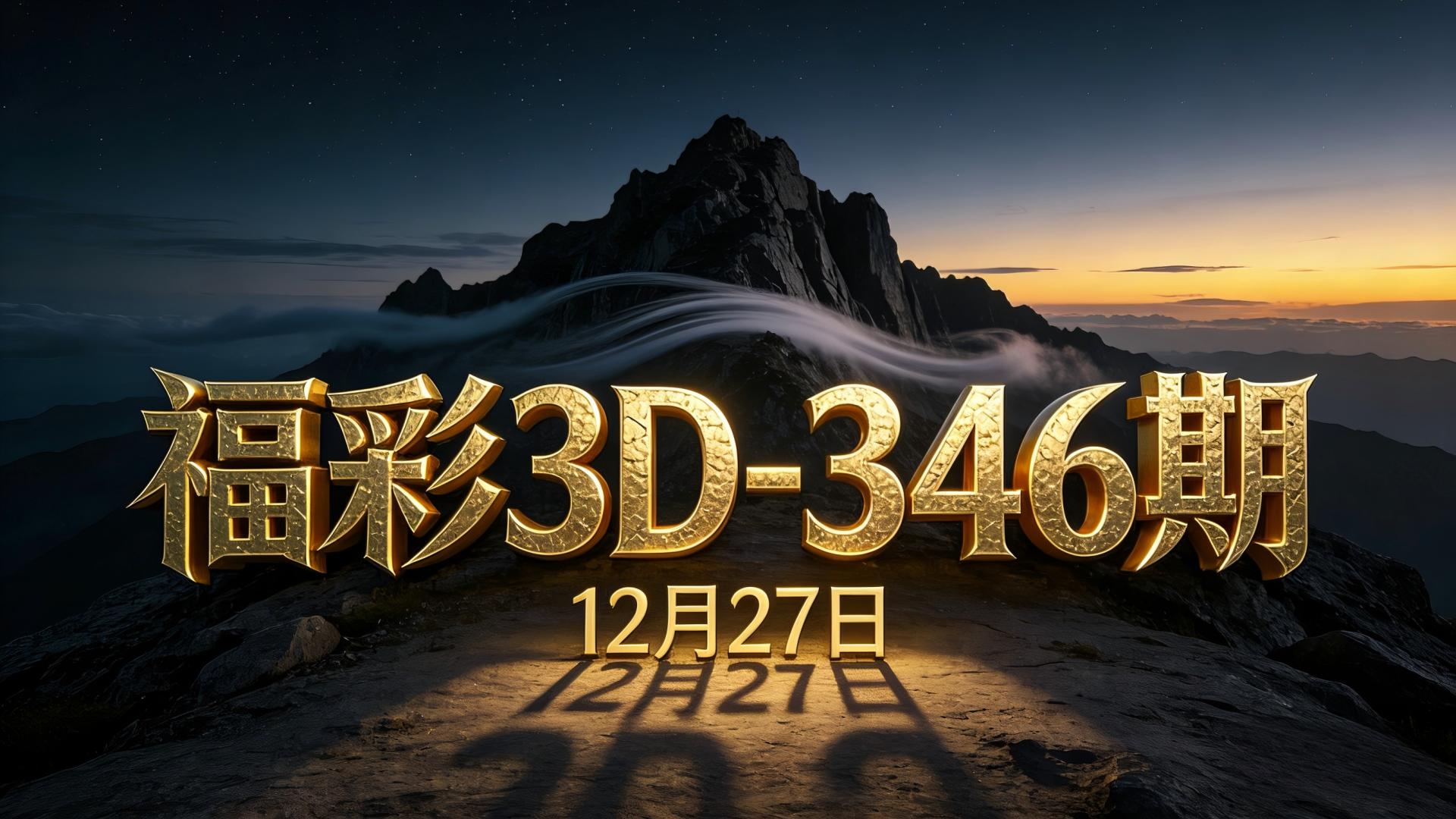 福彩3D-346期：上期区间结构判断稳健，核心热号追踪包容性待深化