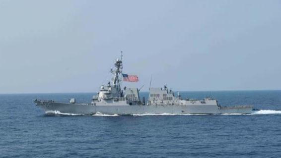 美国劳伦斯舰窜航台海，被中国海军编队撵走？中方这一招太厉害！