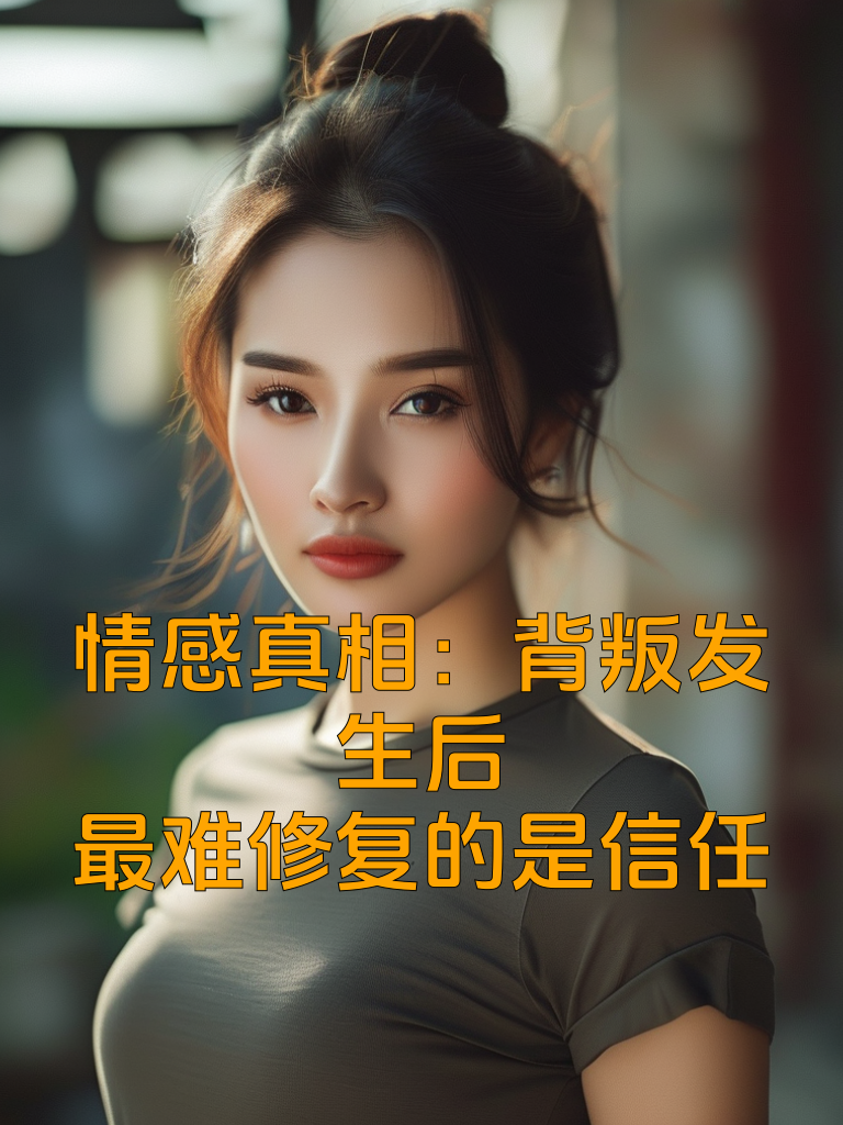情感真相：背叛发生后，最难修复的是信任
