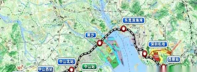 缺什么就来什么，深茂铁路给中山意外地送来三个高铁站！
还在珠海筹划深珠通道，实现