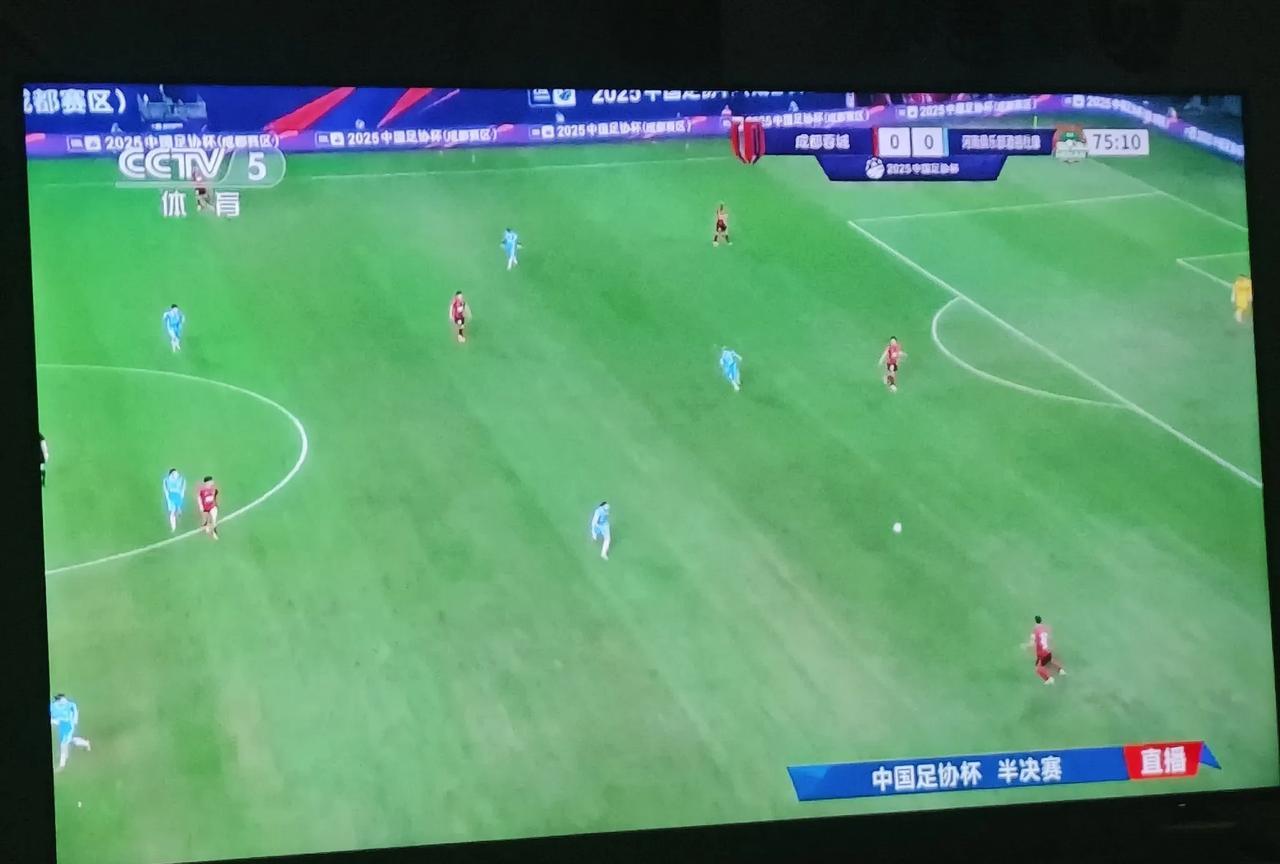#我的宝藏兴趣#中国足协杯半决赛成都蓉城与河南队的半决赛踢得太难看了，看了70多