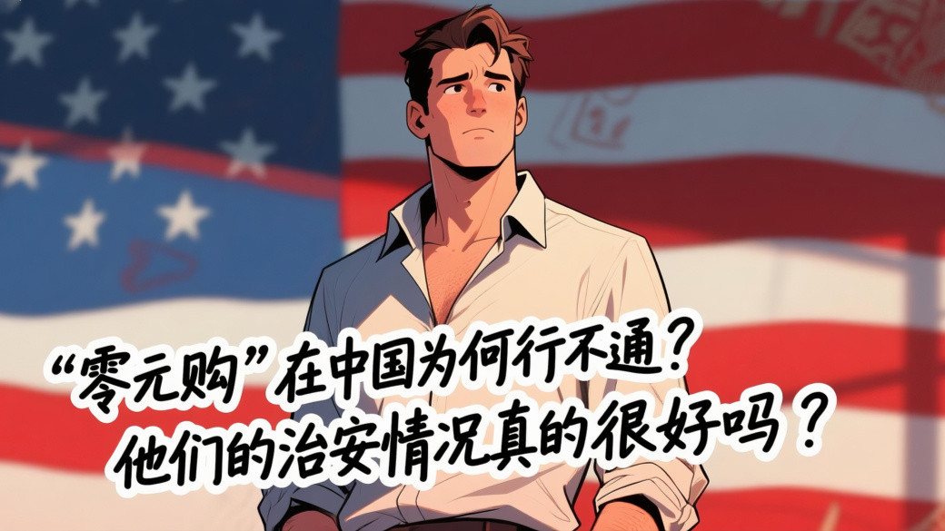 美国网友问：“零元购”在中国为什么行不通？他们的治安情况如何？