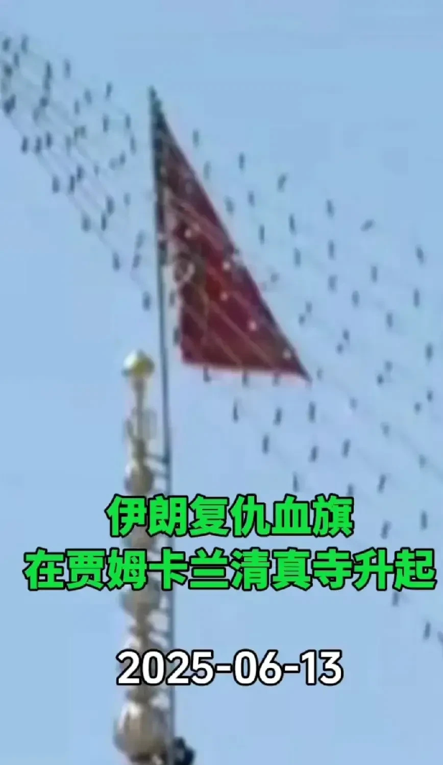 伊朗又升旗说要复仇了











---











伊朗又