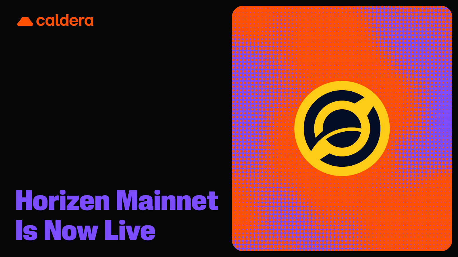 Horizen隐私主网在Caldera正式上线，将隐私保护引入"链上网络"生态