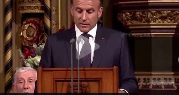 看马克龙到英国这个演讲，快笑死了，说英国和法国要联合起来，应对中美的挑战，减少对
