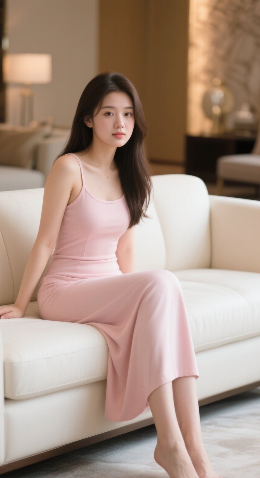 知性美女窗边沉思，肤若白雪气质如兰