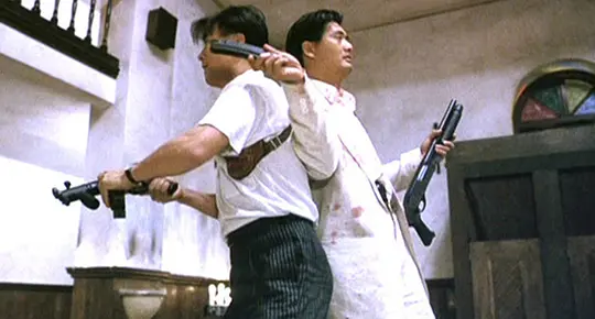    特别喜欢《喋血双雄》里的那种彻头彻尾的悲剧宿命：没有报仇，只有报应；没有善