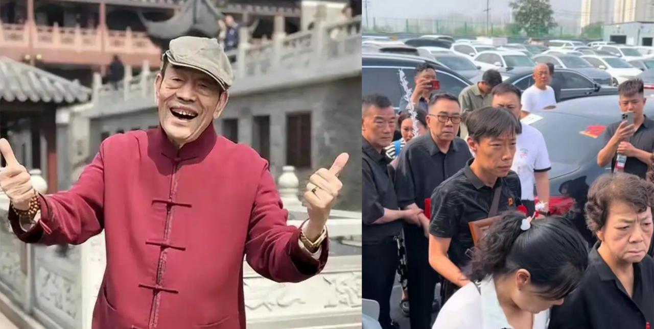 杨少华老爷子走了，他在天之灵肯定想不到他出殡竟然引发热议……
现在登上热搜的有“