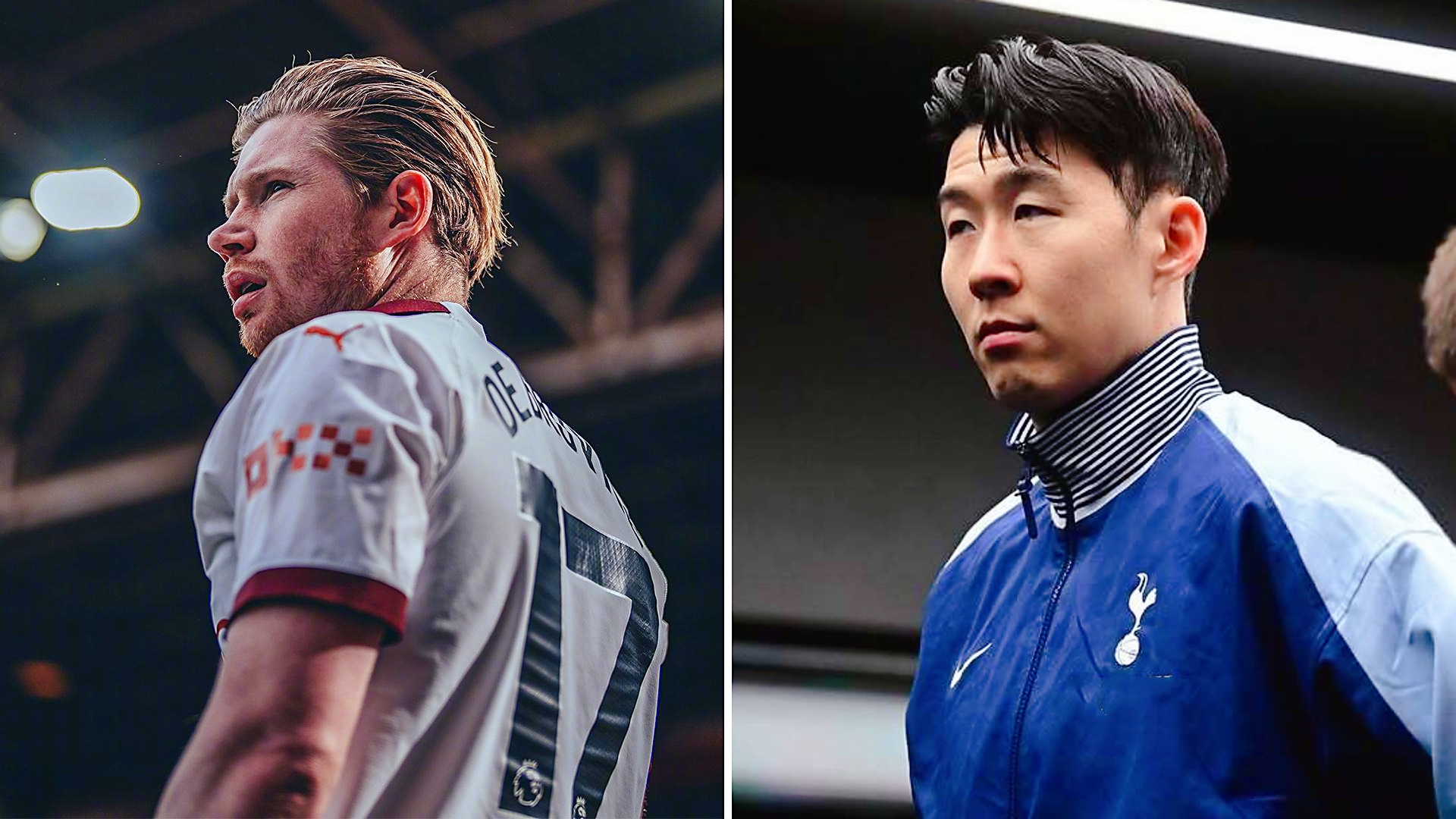 德转更新球员身价，33岁的德布劳当前身价2700万欧，32岁的孙兴慜当前身价30