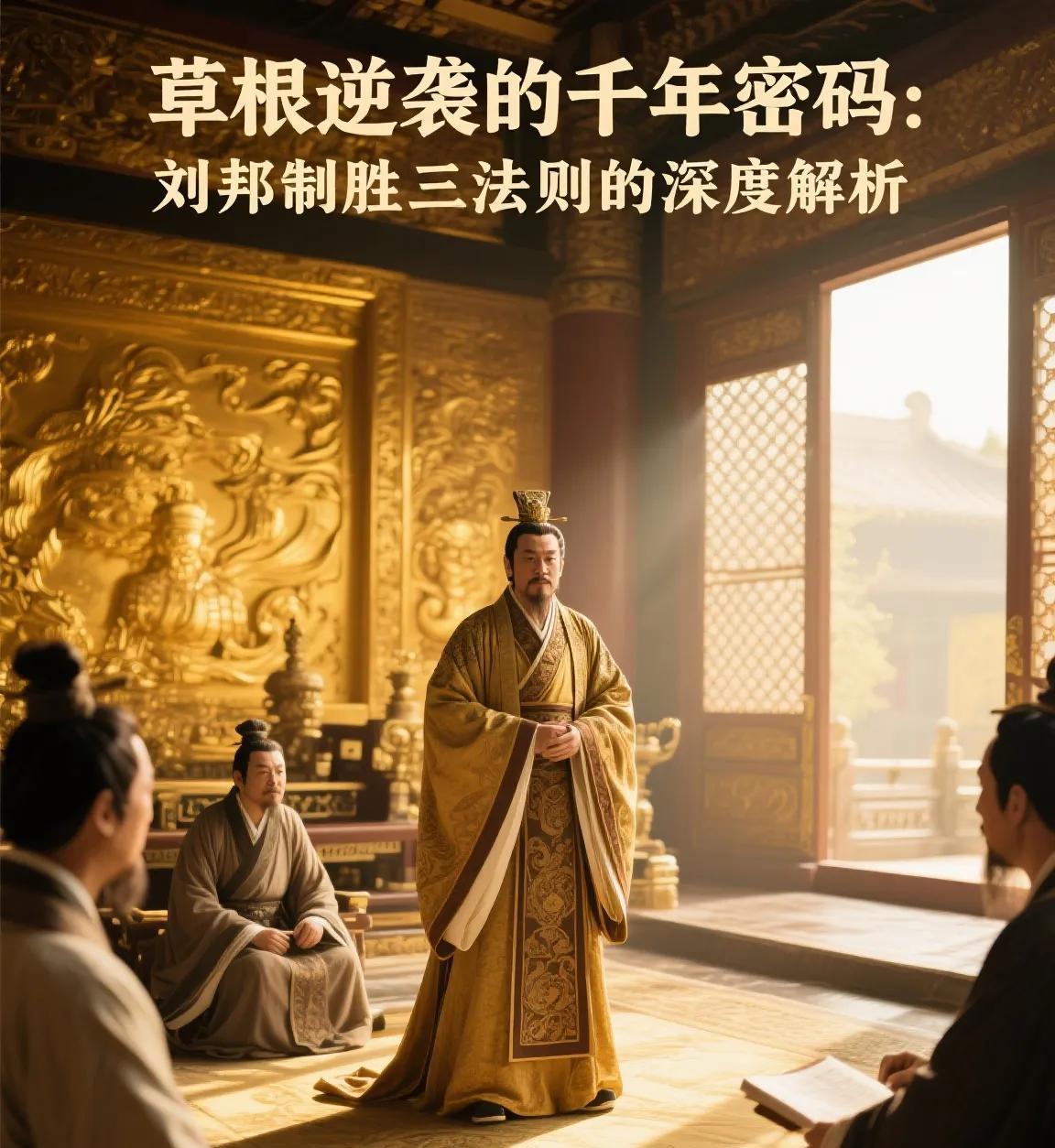 草根逆袭的千年密码：刘邦制胜三法则的深度解析
街边赊账的刘三儿如何逆袭成汉高祖？
