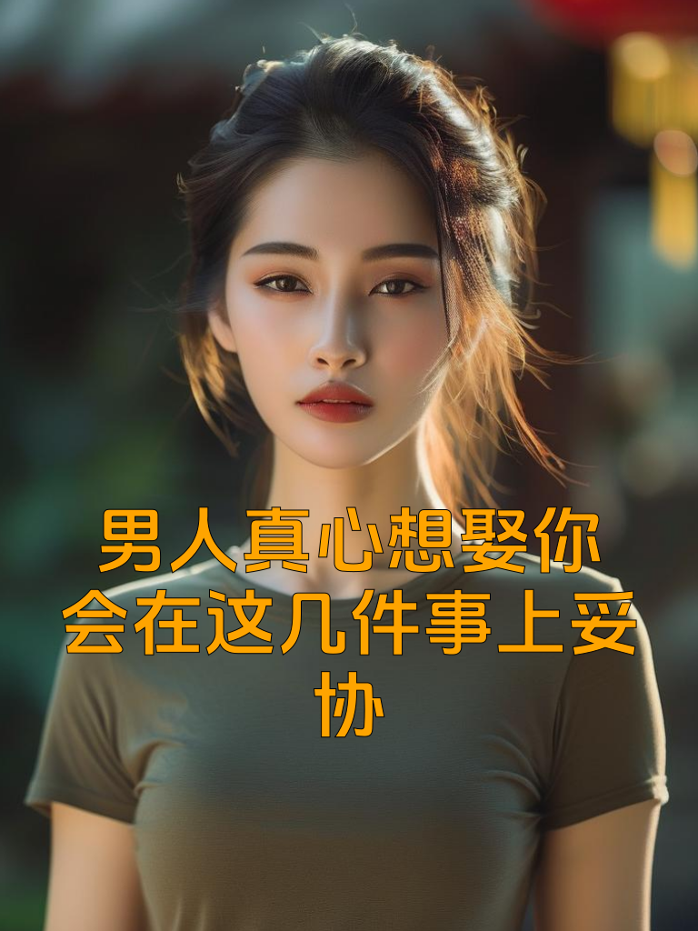 男人真心想娶你，会在这几件事上妥协