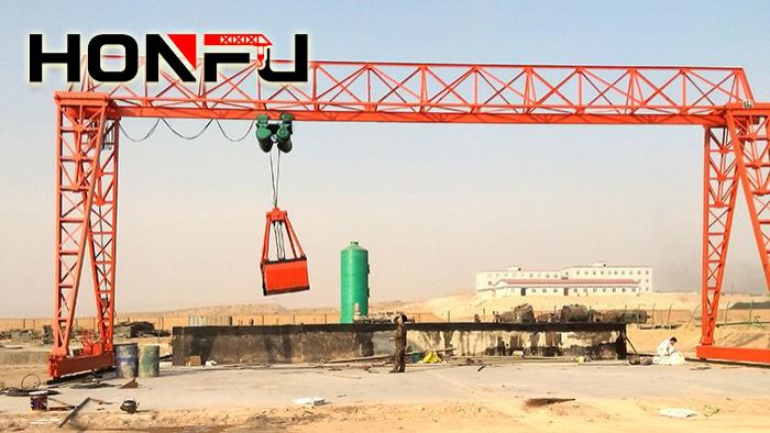 MHZ型电动葫芦抓斗门式起重机、龙门吊产品说明——宏孚科技