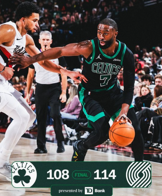 开拓者击败凯尔特人，结束三连败的同时终结对手四连胜！

夏普26分5篮板，阿夫迪