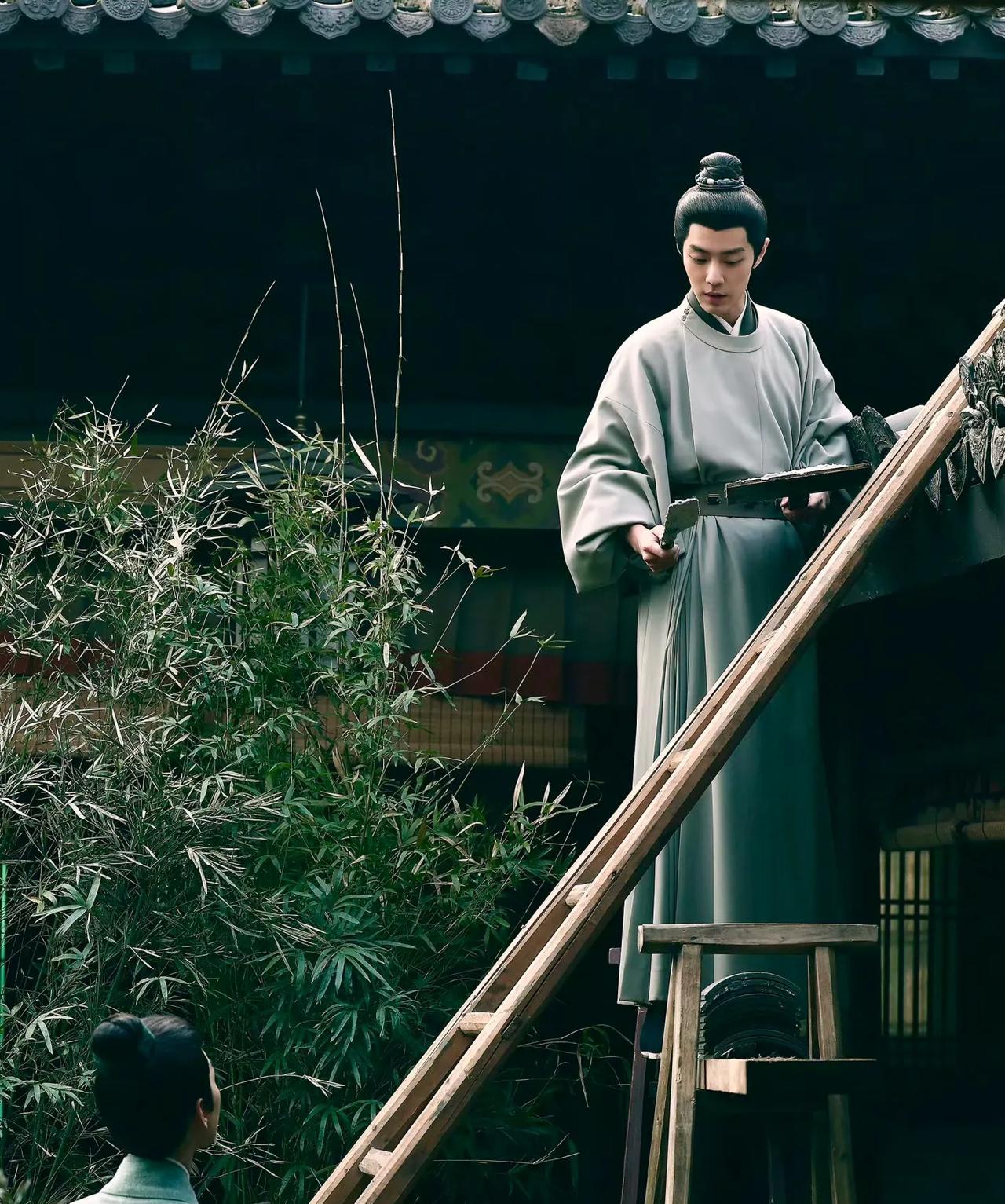 单看《藏海传》这几幅图好有意境！每一帧都好美好有诗意！好喜欢肖战这布衣长衫的模样