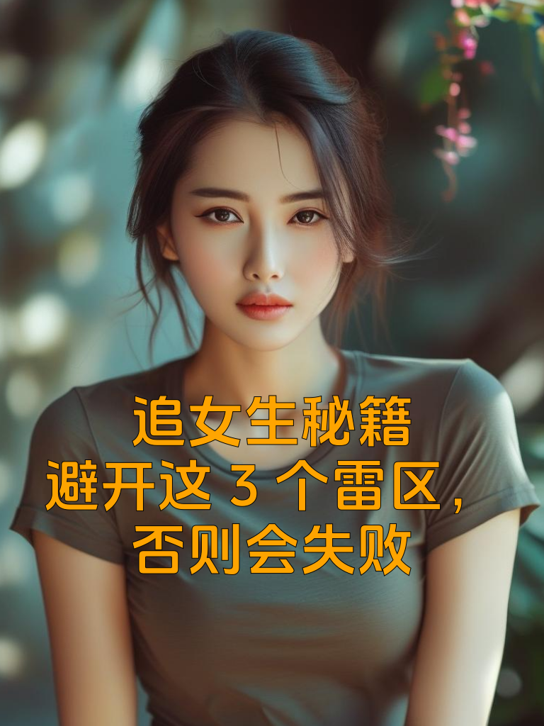 追女生秘籍：避开这3个雷区，否则会失败