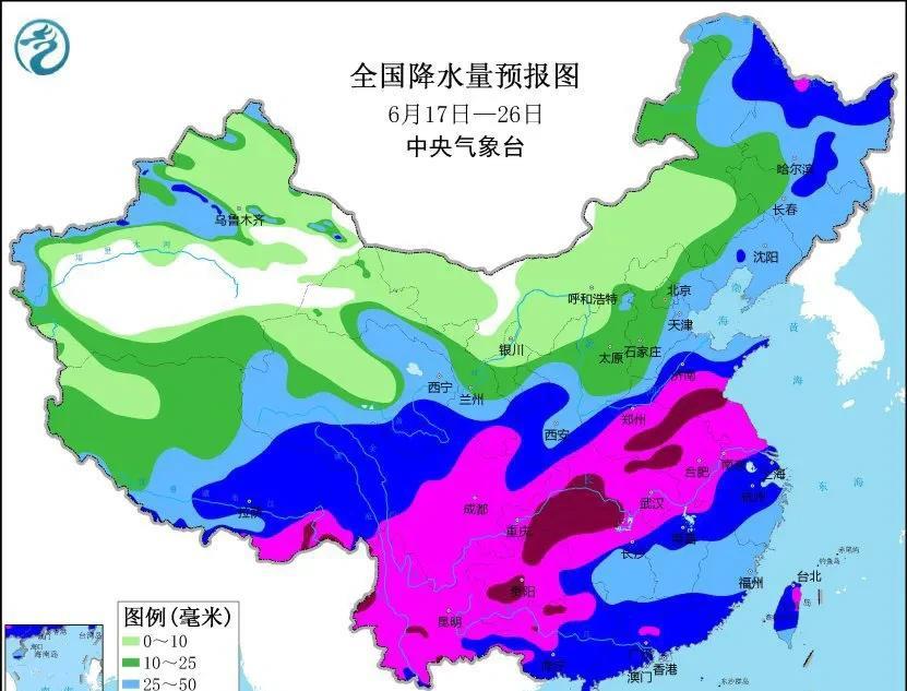 预计未来10天我国降水分布不均，南方地区降水仍旧频繁，北方降水逐渐增多 警惕旱涝