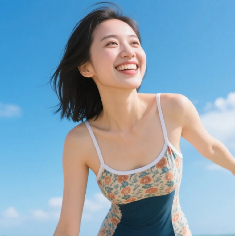 这样的我，有没有让你想立刻奔向海边？