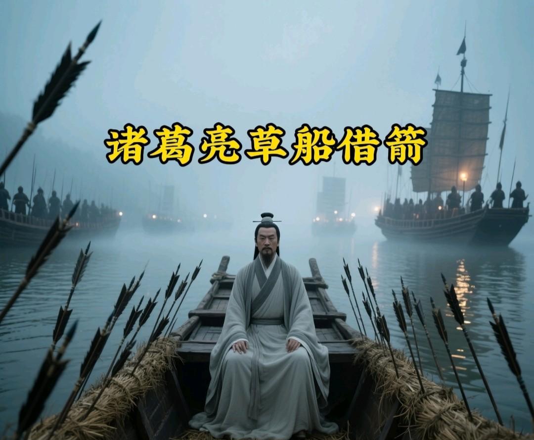 草船借箭！原来这一招不光诸葛亮会用，在这之前孙坚也用过。但人家根本没用草船，箭却