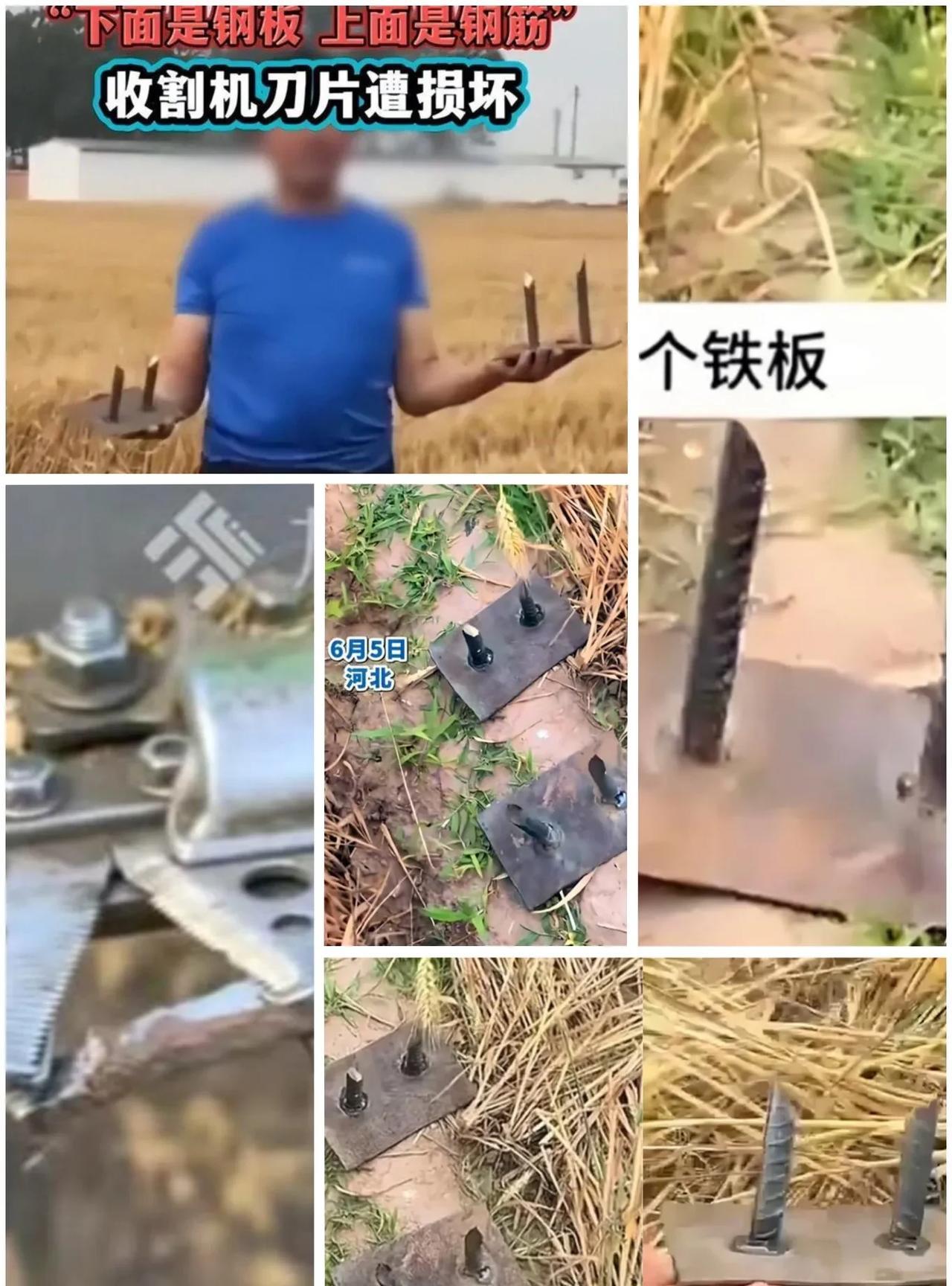 麦田里放置尖锐钢筋破坏收割机，为一己之私，公然破三夏麦收生产，可谓性质严重，影响