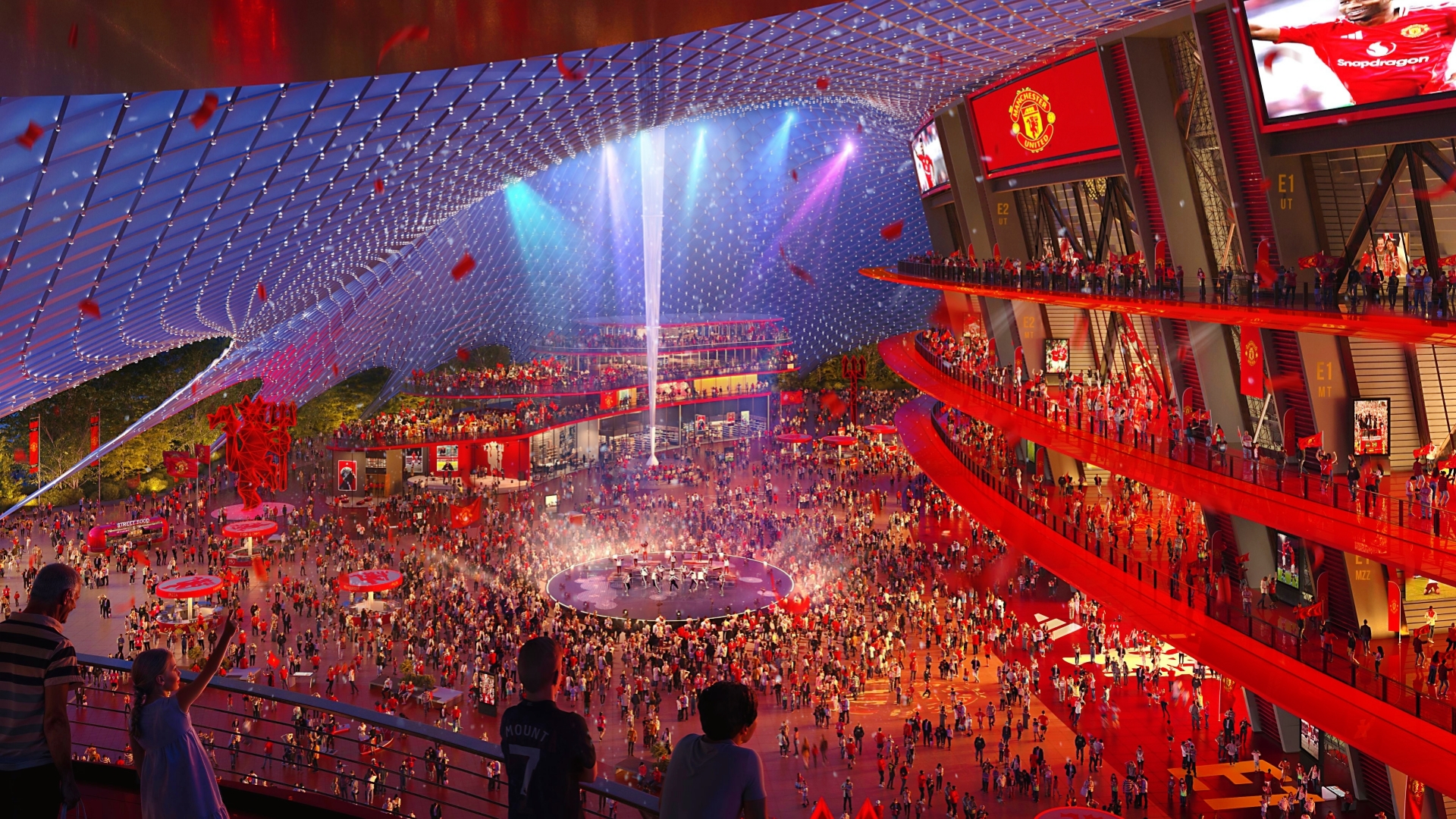 曼联官方宣布，将新建一座可容纳10万人球场，以取代球队过去114年的主场老特拉福