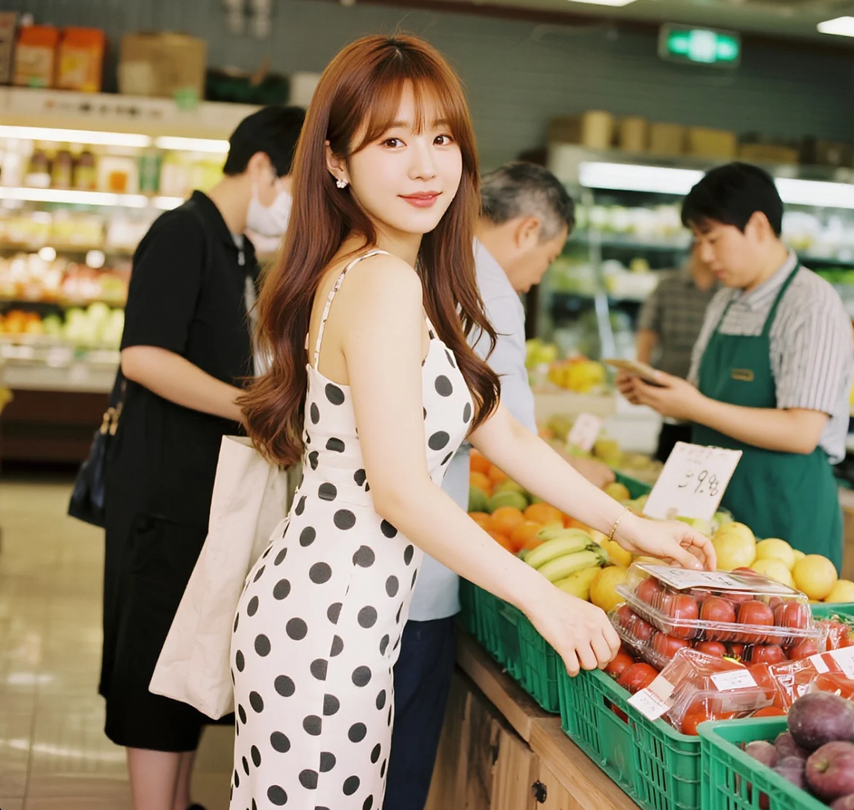 当清纯遇上鲜果：水果店写真，每一帧都像夏日海报