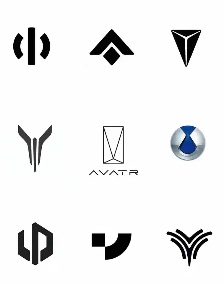 这几款新能源汽车的logo，你们觉得哪款最好看？