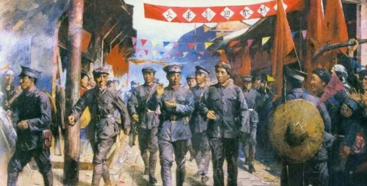 1930年，红三军团攻占岳阳后，缴获了两门75mm野炮，这是红军首次拥有重炮。